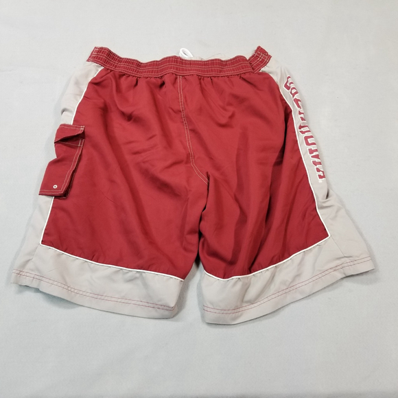 Oklahoma Sooners OU Swim Shorts Trunks Size XXL Red Gray Pocket GIII - Picture 3 of 9